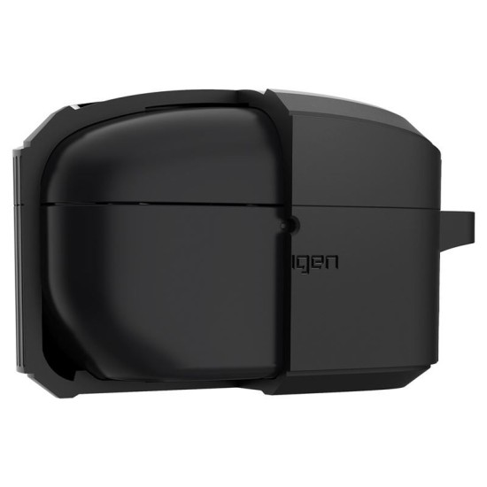 Husa Spigen Rugged Armor pentru Sony WF-1000XM5, negru (WF-1000XM5, ACS07086) by www.silkase.ro