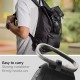 Husa Spigen Rugged Armor pentru Sony WF-1000XM5, negru (WF-1000XM5, ACS07086) by www.silkase.ro