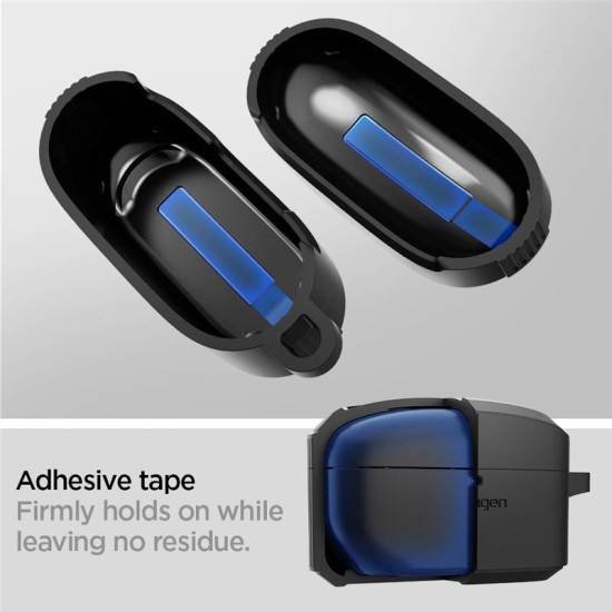 Husa Spigen Rugged Armor pentru Sony WF-1000XM5, negru (WF-1000XM5, ACS07086) by www.silkase.ro