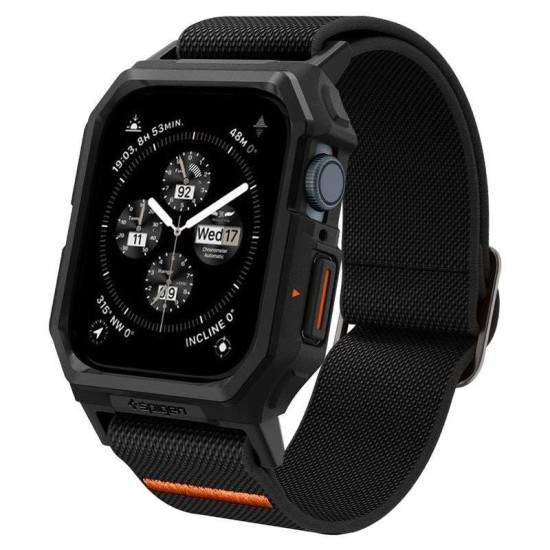 Curea Spigen Lite Fit Pro compatibila cu Apple Watch 4/5/6/7/8/9/SE 44/45mm Matte Black (Spigen, Ingredi) by www.silkase.ro Curea Spigen Lite Fit Pro compatibila cu Apple Watch 4/5/6/7/8/9/SE 44/45mm Matte Black (Ingredi, ACS07103) by www.silkase.ro