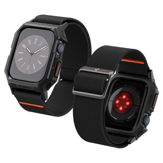 Curea Spigen Lite Fit Pro compatibila cu Apple Watch 4/5/6/7/8/9/SE 44/45mm Matte Black (Spigen, Ingredi) by www.silkase.ro Curea Spigen Lite Fit Pro compatibila cu Apple Watch 4/5/6/7/8/9/SE 44/45mm Matte Black (Ingredi, ACS07103) by www.silkase.ro