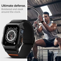 Curea Spigen Lite Fit Pro compatibila cu Apple Watch 4/5/6/7/8/9/SE 44/45mm Matte Black Curea Spigen Lite Fit Pro compatibila cu Apple Watch 4/5/6/7/8/9/SE 44/45mm Matte Black
