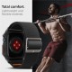 Curea Spigen Lite Fit Pro compatibila cu Apple Watch 4/5/6/7/8/9/SE 44/45mm Matte Black (Spigen, Ingredi) by www.silkase.ro Curea Spigen Lite Fit Pro compatibila cu Apple Watch 4/5/6/7/8/9/SE 44/45mm Matte Black (Ingredi, ACS07103) by www.silkase.ro