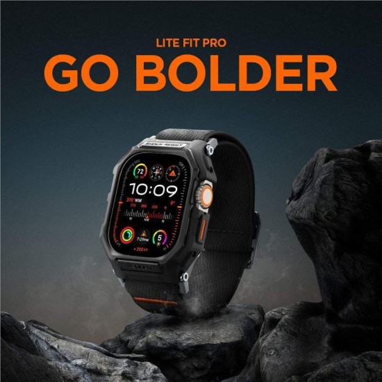 Curea Spigen Lite Fit Pro pentru Apple Watch Ultra 1/2 (49 mm) Negru Mat (Spigen, Ingredi) by www.silkase.ro Curea Spigen Lite Fit Pro pentru Apple Watch Ultra 1/2 (49 mm) Negru Mat (Ingredi, ACS07104) by www.silkase.ro