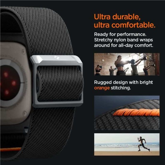 Curea Spigen Lite Fit Pro pentru Apple Watch Ultra 1/2 (49 mm) Negru Mat (Spigen, Ingredi) by www.silkase.ro Curea Spigen Lite Fit Pro pentru Apple Watch Ultra 1/2 (49 mm) Negru Mat (Ingredi, ACS07104) by www.silkase.ro