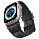 Curea Spigen Rugged Ultra Band pentru Apple Watch 4/5/6/7/8/9/Se/Ultra 1/2 (42/44/45/49 mm) Negru Mat (Ingredi, AMP07105) by www.silkase.ro
