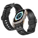 Curea Spigen Rugged Ultra Band pentru Apple Watch 4/5/6/7/8/9/Se/Ultra 1/2 (42/44/45/49 mm) Negru Mat (Ingredi, AMP07105) by www.silkase.ro