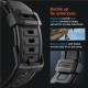 Curea Spigen Rugged Ultra Band pentru Apple Watch 4/5/6/7/8/9/Se/Ultra 1/2 (42/44/45/49 mm) Negru Mat (Ingredi, AMP07105) by www.silkase.ro