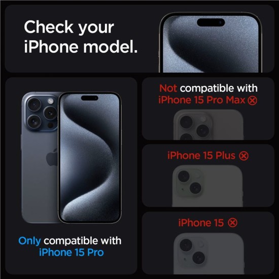 Folie sticla cu sistem de montare Case friendly Spigen GLAStR EZ FIT compatibila cu iPhone 15 Pro Privacy (Spigen, Ingredi) by www.silkase.ro Folie sticla cu sistem de montare Case friendly Spigen GLAStR EZ FIT compatibila cu iPhone 15 Pro Privacy (Ingredi, AGL07120) by www.silkase.ro