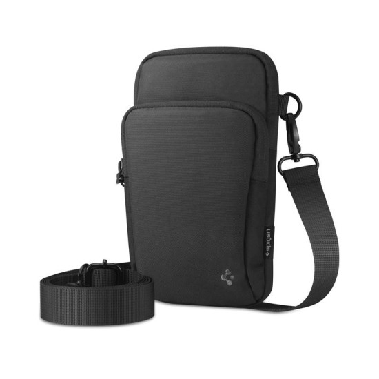 Borseta universala de umar Spigen Klasden pentru telefon, neagra (Spigen, Ingredi) by www.silkase.ro Borseta universala de umar Spigen Klasden pentru telefon, neagra (Diverse accesorii, AFA07132) by www.silkase.ro