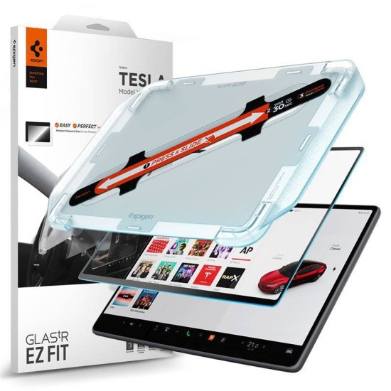 Folie de protectie anti-reflexie Spigen EZ Fit pentru ecran Tesla Model 3 2024 (Spigen, Ingredi) by www.silkase.ro Folie de protectie anti-reflexie Spigen EZ Fit pentru ecran Tesla Model 3 2024 (Accesorii auto, AGL07152) by www.silkase.ro
