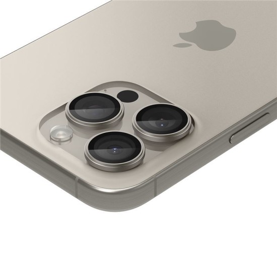 Folie Camera pentru iPhone 14 Pro / 14 Pro Max / 15 Pro / 15 Pro Max (set 2) - Spigen Glas.tR Optik - Natural Titanium (Spigen, Ingredi) by www.silkase.ro Folie Camera pentru iPhone 14 Pro / 14 Pro Max / 15 Pro / 15 Pro Max (set 2) - Spigen Glas.tR Optik - Natural Titanium (Ingredi, AGL07163) by www.silkase.ro