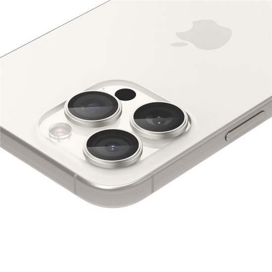 Set 6 protectii sticla camera foto Spigen Optik EZ FIT compatibil cu iPhone 14 Pro / 14 Pro Max / 15 Pro / 15 Pro Max / 16 Pro / 16 Pro Max White Titanium (Spigen, Ingredi) by www.silkase.ro Set 6 protectii sticla camera foto Spigen Optik EZ FIT compatibil cu iPhone 14 Pro / 14 Pro Max / 15 Pro / 15 Pro Max / 16 Pro / 16 Pro Max White Titanium (Ingredi, AGL07165) by www.silkase.ro