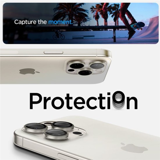 Set 6 protectii sticla camera foto Spigen Optik EZ FIT compatibil cu iPhone 14 Pro / 14 Pro Max / 15 Pro / 15 Pro Max / 16 Pro / 16 Pro Max White Titanium (Spigen, Ingredi) by www.silkase.ro Set 6 protectii sticla camera foto Spigen Optik EZ FIT compatibil cu iPhone 14 Pro / 14 Pro Max / 15 Pro / 15 Pro Max / 16 Pro / 16 Pro Max White Titanium (Ingredi, AGL07165) by www.silkase.ro
