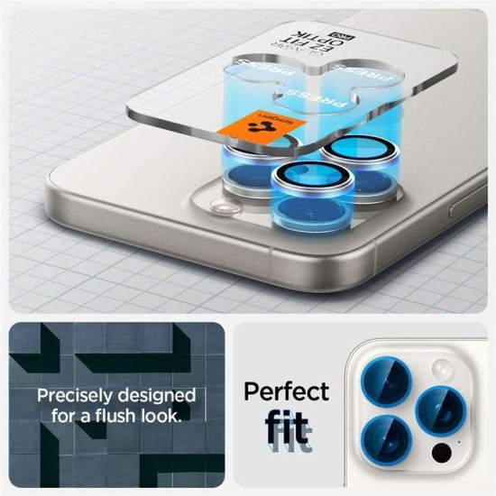 Set 6 protectii sticla camera foto Spigen Optik EZ FIT compatibil cu iPhone 14 Pro / 14 Pro Max / 15 Pro / 15 Pro Max / 16 Pro / 16 Pro Max White Titanium (Spigen, Ingredi) by www.silkase.ro Set 6 protectii sticla camera foto Spigen Optik EZ FIT compatibil cu iPhone 14 Pro / 14 Pro Max / 15 Pro / 15 Pro Max / 16 Pro / 16 Pro Max White Titanium (Ingredi, AGL07165) by www.silkase.ro