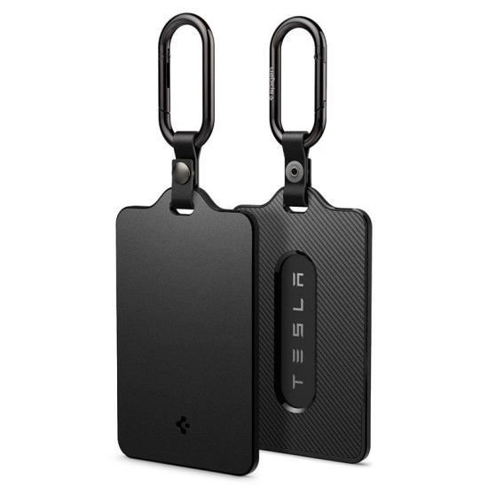 Set 2 huse pentru card cheie Spigen Tesla Air Fit (Accesorii auto, ACP07175) by www.silkase.ro