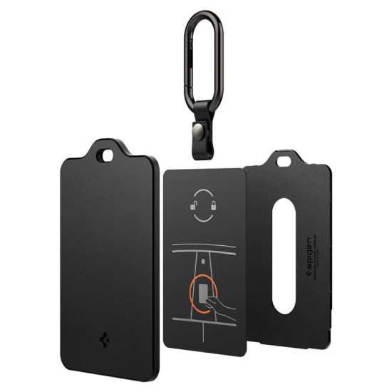Set 2 huse pentru card cheie Spigen Tesla Air Fit (Accesorii auto, ACP07175) by www.silkase.ro
