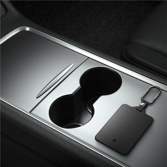 Set 2 huse pentru card cheie Spigen Tesla Air Fit (Accesorii auto, ACP07175) by www.silkase.ro