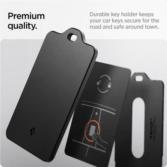 Set 2 huse pentru card cheie Spigen Tesla Air Fit (Accesorii auto, ACP07175) by www.silkase.ro