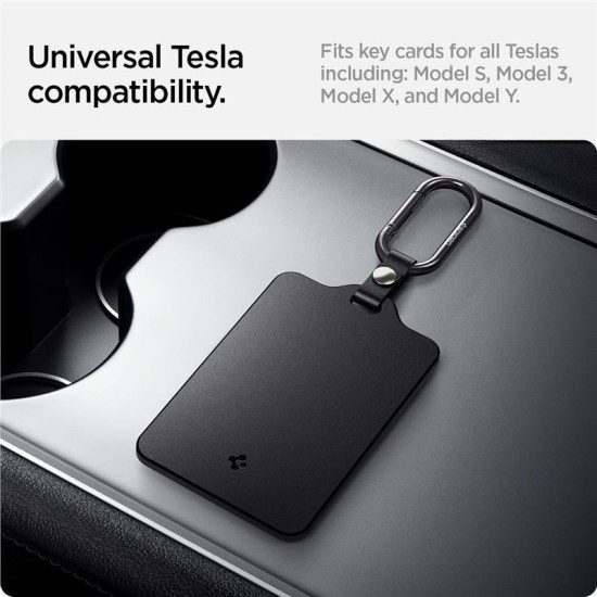 Set 2 huse pentru card cheie Spigen Tesla Air Fit (Accesorii auto, ACP07175) by www.silkase.ro