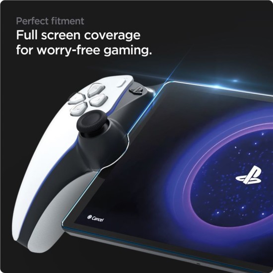 Folie de sticla Spigen Glas.tR EZ Fit pentru PlayStation Portal Remote Player (Spigen, Ingredi) by www.silkase.ro Folie de sticla Spigen Glas.tR EZ Fit pentru PlayStation Portal Remote Player (Diverse accesorii, AGL07183) by www.silkase.ro