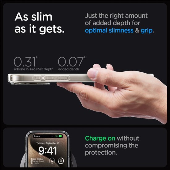 Husa Spigen Ultra Hybrid MagSafe compatibila cu iPhone 15 Pro Max Zero One Natural Titanium (Spigen, iPhone 15 Pro Max) by www.silkase.ro Husa Spigen Ultra Hybrid MagSafe compatibila cu iPhone 15 Pro Max Zero One Natural Titanium (iPhone 15 Pro Max, ACS07211) by www.silkase.ro