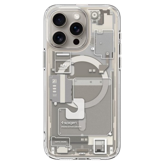 Husa Spigen Ultra Hybrid MagSafe compatibila cu iPhone 15 Pro Max Zero One Natural Titanium (Spigen, iPhone 15 Pro Max) by www.silkase.ro Husa Spigen Ultra Hybrid MagSafe compatibila cu iPhone 15 Pro Max Zero One Natural Titanium (iPhone 15 Pro Max, ACS07211) by www.silkase.ro