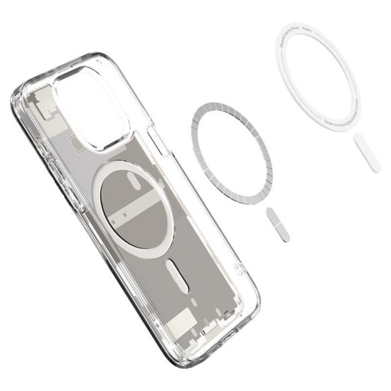 Husa Spigen Ultra Hybrid MagSafe compatibila cu iPhone 15 Pro Max Zero One Natural Titanium (Spigen, iPhone 15 Pro Max) by www.silkase.ro Husa Spigen Ultra Hybrid MagSafe compatibila cu iPhone 15 Pro Max Zero One Natural Titanium (iPhone 15 Pro Max, ACS07211) by www.silkase.ro