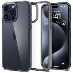 Husa Spigen Ultra Hybrid pentru IPhone 15 Pro transparent