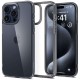 Husa Spigen Ultra Hybrid pentru IPhone 15 Pro transparent (iPhone 15 Pro, ACS07213) by www.silkase.ro