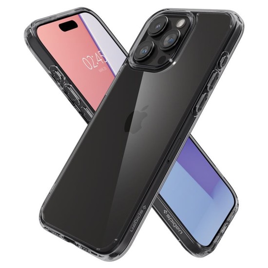 Husa Spigen Ultra Hybrid pentru IPhone 15 Pro transparent (iPhone 15 Pro, ACS07213) by www.silkase.ro