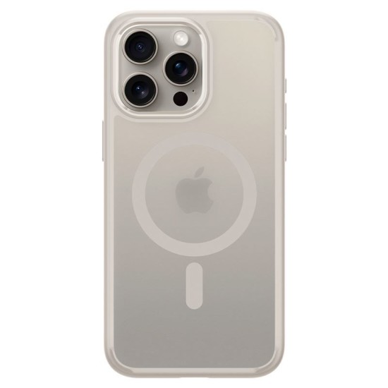 Husa Spigen Ultra Hybrid MagSafe compatibila cu iPhone 15 Pro Frost Natural Titanium (Spigen, iPhone 15 Pro) by www.silkase.ro Husa Spigen Ultra Hybrid MagSafe compatibila cu iPhone 15 Pro Frost Natural Titanium (iPhone 15 Pro, ACS07215) by www.silkase.ro
