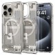 Husa Ultra Hybrid MagSafe pentru iPhone 15 Pro, Spigen, TPU / Policarbonat, Gri (iPhone 15 Pro, ACS07216) by www.silkase.ro