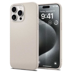 Husa Spigen Liquid Air pentru Apple iPhone 15 Pro Bej