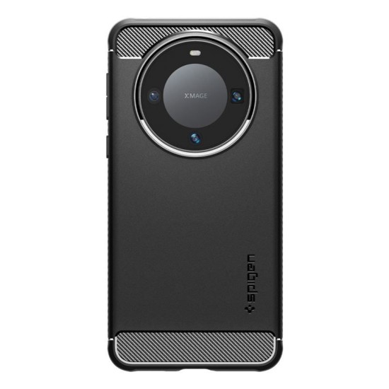 Husa Spigen Rugged Armor compatibila cu Huawei Mate 60 Pro Black (Ingredi, ACS07219) by www.silkase.ro
