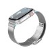 Curea Spigen Sleek Link pentru Apple Watch 42/44/45/49mm, argintie (Ingredi, AMP07224) by www.silkase.ro