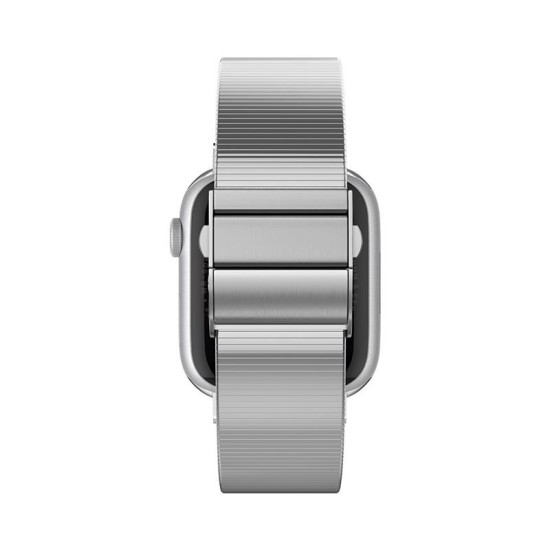 Curea Spigen, Sleek Link, pentru Apple Watch 38/40/41mm, otel inoxidabil, argintiu, 15x2cm (Ingredi, AMP07225) by www.silkase.ro