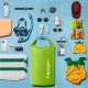 Rucsac impermeabil, Spigen, Aqua Shield Waterproof Dry Bag 30L + 3L, Verde (Genți și Borsete Telefon, AMP07230) by www.silkase.ro