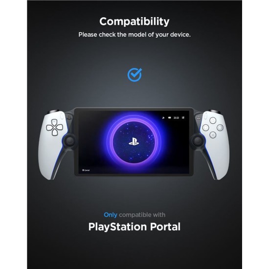Husa subtire Spigen Thin Fit pentru Sony Playstation Portal, neagra (Diverse accesorii, ACS07235) by www.silkase.ro