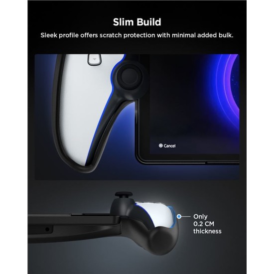 Husa subtire Spigen Thin Fit pentru Sony Playstation Portal, neagra (Diverse accesorii, ACS07235) by www.silkase.ro