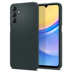 Husa de protectie Spigen Liquid Air pentru Samsung Galaxy A15 / A15 5G, verde abis