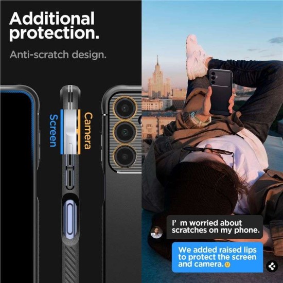 Husa Spigen Rugged Armor, pentru Samsung Galaxy A25/A35, negru mat (Spigen, Telefoane Samsung) by www.silkase.ro Husa Spigen Rugged Armor, pentru Samsung Galaxy A25/A35, negru mat (Telefoane Samsung, ACS06831) by www.silkase.ro