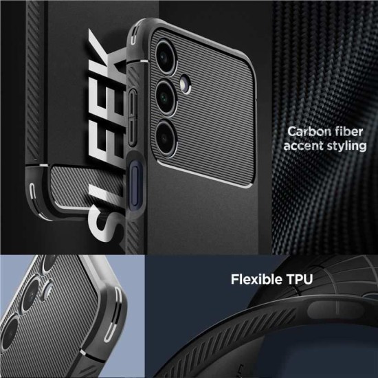 Husa Spigen Rugged Armor, pentru Samsung Galaxy A25/A35, negru mat (Spigen, Telefoane Samsung) by www.silkase.ro Husa Spigen Rugged Armor, pentru Samsung Galaxy A25/A35, negru mat (Telefoane Samsung, ACS06831) by www.silkase.ro