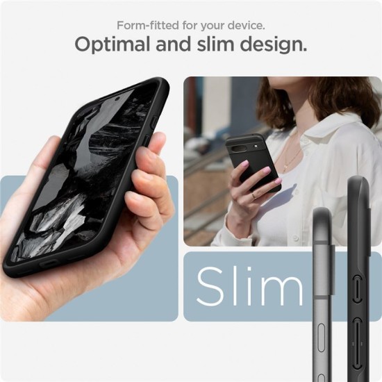 Husa Spigen Thin Fit pentru Google Pixel 8a, negru (Spigen, Pixel 8a) by www.silkase.ro Husa Spigen Thin Fit pentru Google Pixel 8a, negru (Pixel 8a, ACS07256) by www.silkase.ro