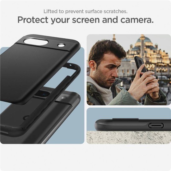 Husa Spigen Thin Fit pentru Google Pixel 8a, negru (Spigen, Pixel 8a) by www.silkase.ro Husa Spigen Thin Fit pentru Google Pixel 8a, negru (Pixel 8a, ACS07256) by www.silkase.ro