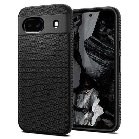 Husa Spigen Liquid Air pentru Google Pixel 8a, negru mat (Spigen, Pixel 8a) by www.silkase.ro Husa Spigen Liquid Air pentru Google Pixel 8a, negru mat (Pixel 8a, ACS07257) by www.silkase.ro