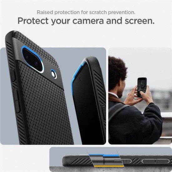 Husa Spigen Liquid Air pentru Google Pixel 8a, negru mat (Spigen, Pixel 8a) by www.silkase.ro Husa Spigen Liquid Air pentru Google Pixel 8a, negru mat (Pixel 8a, ACS07257) by www.silkase.ro