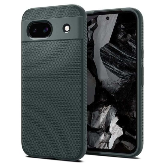 Husa Spigen Liquid Air pentru Google Pixel 8a, verde abyss (Spigen, Pixel 8a) by www.silkase.ro Husa Spigen Liquid Air pentru Google Pixel 8a, verde abyss (Pixel 8a, ACS07258) by www.silkase.ro