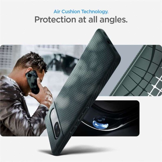 Husa Spigen Liquid Air pentru Google Pixel 8a, verde abyss (Spigen, Pixel 8a) by www.silkase.ro Husa Spigen Liquid Air pentru Google Pixel 8a, verde abyss (Pixel 8a, ACS07258) by www.silkase.ro