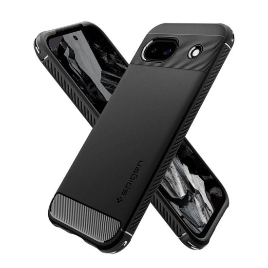 Husa Spigen Rugged Armor pentru Google Pixel 8a, negru mat (Spigen, Pixel 8a) by www.silkase.ro Husa Spigen Rugged Armor pentru Google Pixel 8a, negru mat (Pixel 8a, ACS07259) by www.silkase.ro